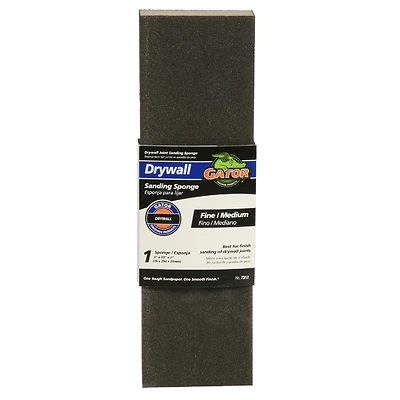 Drywall Sanding Sponge, Fine/Medium Grit, Large