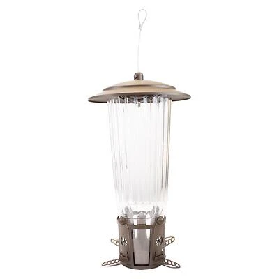 Perky-Pet 334 Squirrel-Be-Gone Max Bird Feeder, 4-Port, 4 Lb.