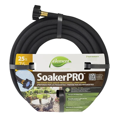 Swan CELSP38025 Element Soaker Hose, Rubber, 3/8-In. x 25-Ft.