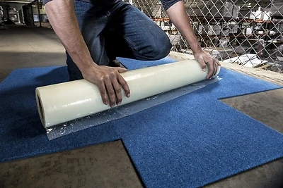 Carpet Shield Floor Protection Film, Self Adhesive, 36 In. x 200 Ft.