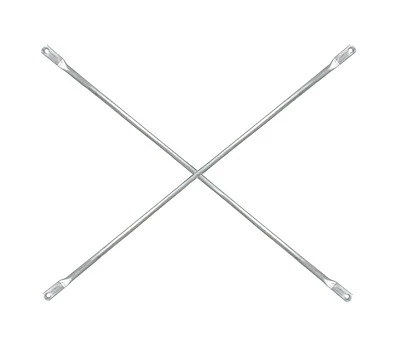 M-mc4884 7 Ft. X 4 Ft. Galvanized Steel Scaffold Cross Brace, 16 Ga.