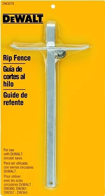 Dw3278 Circular Saw Rip Fence, 12-1/4" Length, Steel Cutting Guide