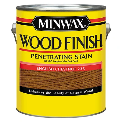 Minwax 71087 Wood Finish Oil-Based Wood Stain, English Chestnut, 1 Gal