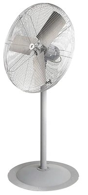 Acu 30-inch Unassembled Pedestal Circulating Fan, 120 Vac, 2-speed, Aluminum Blade