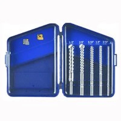61170 5-piece Carbide Tipped Rotary Masonry Drill Bit Set With Case