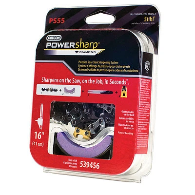Oregon PS55 Chainsaw Chain with Sharpening Stone, 16 In, 55-Link