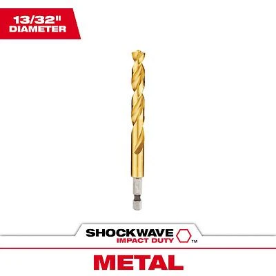 Milwaukee 48-89-4623 Shockwave Impact-Duty Titanium Drill Bit, 13/32 In.