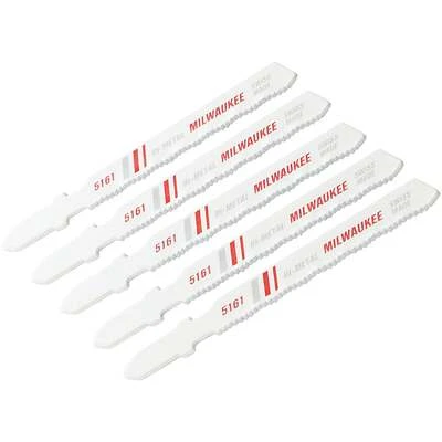 48-42-5161 T-shank 3 In. 24 Tpi Bi-metal Jig Saw Blade (5-pack)