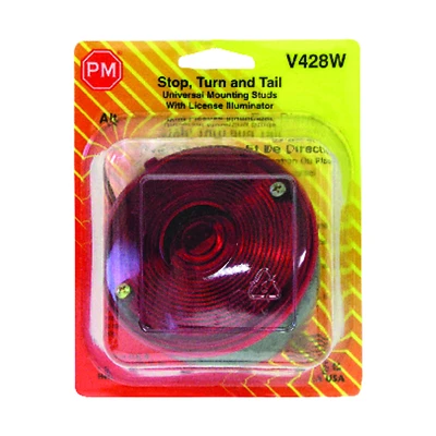 Peterson V428 Stop, Turn & Tail Light, 3-3/4" Diameter, Black