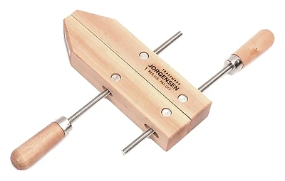 Jorgensen 1 Adjustable Handscrew Clamp, Maple Wood Jaws, 10-In.