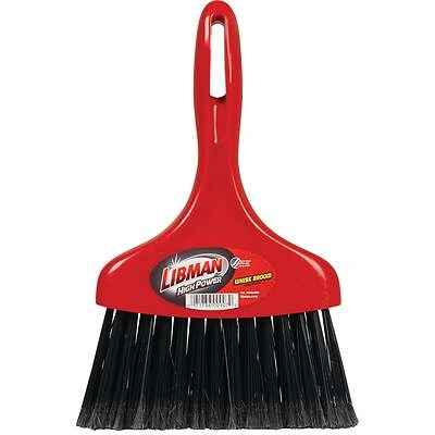 Libman 907 Whisk Broom, 7 In. Sweep, PET Bristles, 11-3/4 In.