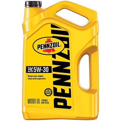 Pennzoil 550045208 Motor Oil, 5W-30, 1/PK, 5 qt Bottle