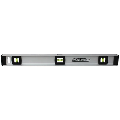 Top-Reading Aluminum Level, 3 Vials, 24-In.