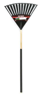 True Temper 2914912 Poly Leaf Rake, 24-In., 48-In. Handle