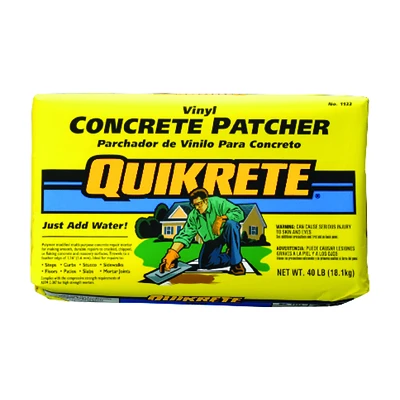 Vinyl Concrete Patcher, Gray, 40-Lb.