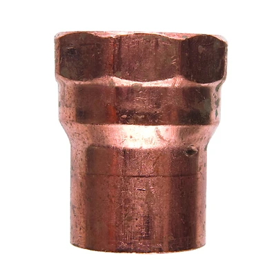 Nibco Copper Pipe Adapter, 3/4 In. FTG x C
