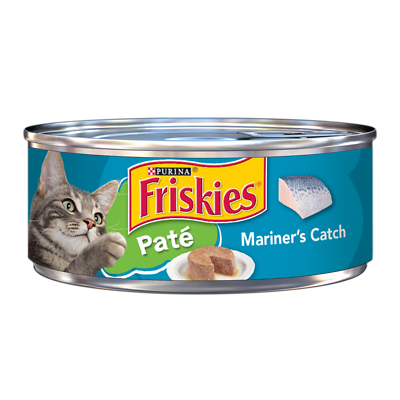 Purina Friskies 42504 Cat Food, Mariner's Catch Pate, 5.5 oz Can