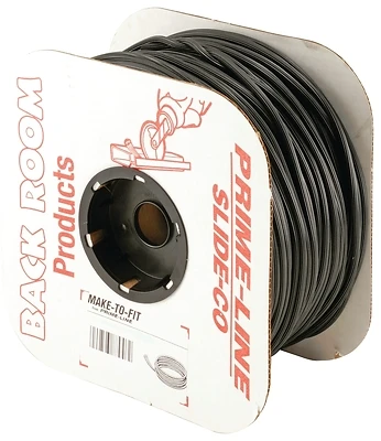 Screen Spline, Black Vinyl, .120, 1/8 In. x 500 Ft.