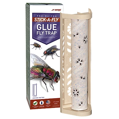 J.T. Eaton Stick-A-Fly 444 Fly Trap, Disposable, 1 Pack