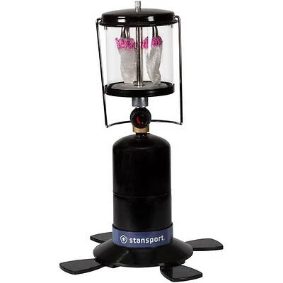 170 Double Mantle Propane Lantern, Black, 11.3" L X 7" W X 7" H