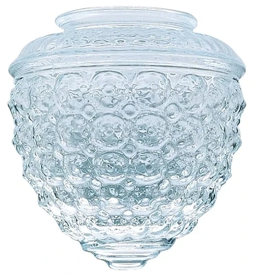 8560200 Acorn Clear Glass Lamp Shade, 5.5 In Dia, 1 Pk
