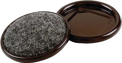Shepherd Hardware 9091 Round Caster Cups, 2 In., Brown, Pack Of 6