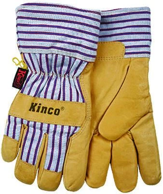 Kinco 1927-XL Heatkeep Pigskin Leather Palm Gloves, Men's XL