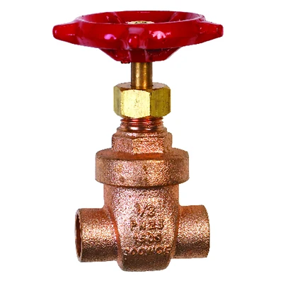 1/2 In. S X 1/2 In. S Bronze Solder Gate Valve 100-703nl