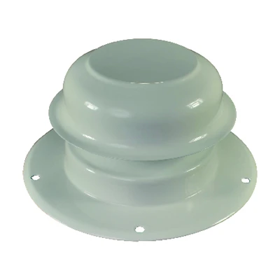 US Hardware V-015C Plumbing Cap, 2-7/8 in Connection, Steel, White, Zinc
