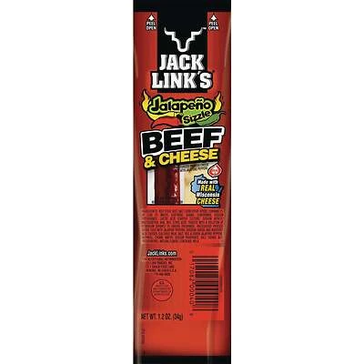 Meat Snacks, Jalapeno Sizzle Beef & Cheese Combo, 1.2-oz.