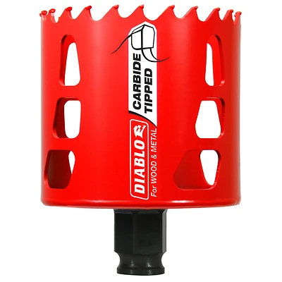 Diablo DHS2750CT Hole Saw, Carbide-Tipped, 2-3/4-In.