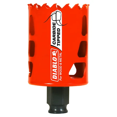 Diablo DHS2000CT Hole Saw, Carbide-Tipped, 2 In. Dia