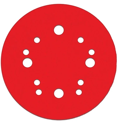 Diablo DCD050100H04G Sanding Disc, 5 in Dia, 100 Grit, Medium, Ceramic Abrasive, 12-Hole