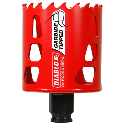 Diablo DHS2375CT Hole Saw, Carbide-Tipped, 2-3/8 In.