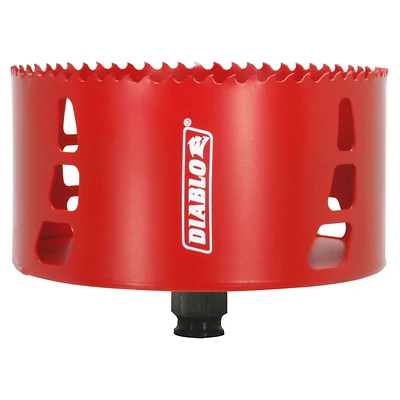 Diablo DHS5000 Hole Saw, Bi-Metal, 5-In. Diameter, 3/8-In. Arbor