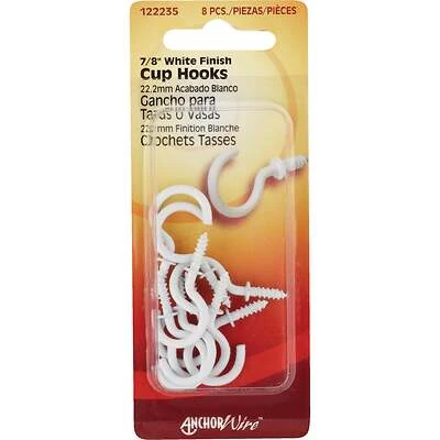 Hillman Steel Cup Hook (8-Pack)