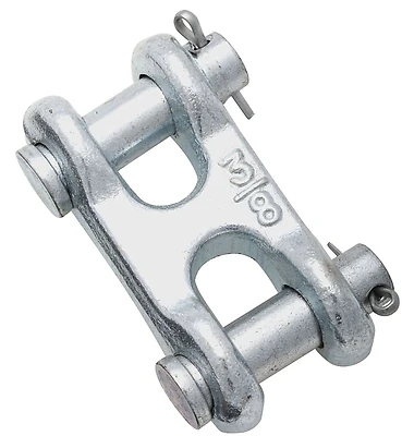 National Hardware N240-887 Clevis Connecting Link, 3/8 In., Zinc, 5400 Lb WLL
