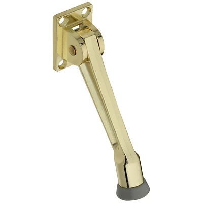 National Hardware Wall-Mount Door Stop, Zinc, Oil-Rubbed Bronze, 5 In.