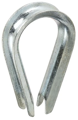 National Hardware N176-818 Rope Thimble, Zinc, 1/4 In.