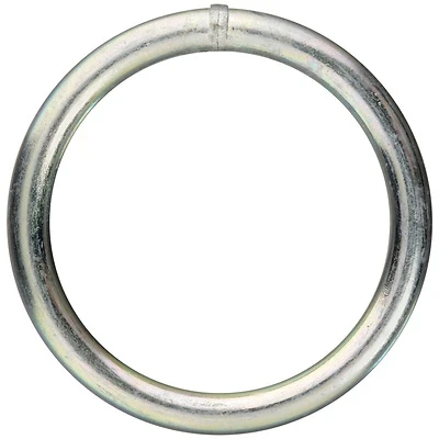 National Hardware N223-156 Welded Ring, #2 Chain, 2 In. ID, Zinc-Plated Steel