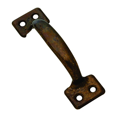 National Hardware N164-848 Sash Lift, Bar-Type, Antique Brass, 4 In.