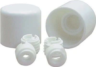 Danco 88877 Twister Toilet Bolt Caps, Screw-On, Universal, 2-Pack
