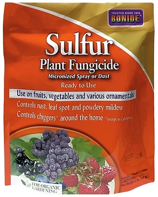 Bonide 1428 Sulfur Dust Fungicide, Organic, 4 Lbs.