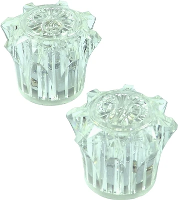 Danco 88889 Acrylic Faucet Handle Set, 2-Pack, Clear