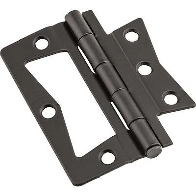National Hardware V535 Surface-Mounted Hinge, Oil-Rubbed Bronze, 3 x 3 In.