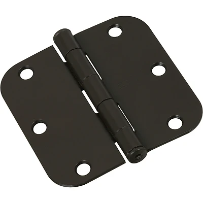 National Hardware N830-197 Door Hinge, Interior, Oil-Rubbed Bronze, 3-1/2 In.