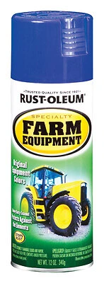 7424830 Specialty Farm Equipment Gloss Spray Paint, Ford Blue, 12 Oz Can