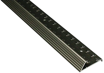 Pewter 1-3/8 In. X 6 Ft. Aluminum Carpet Gripper With Teeth