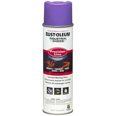 1869838 Fluorescent Purple Inverted Marking Spray Paint, 17 Oz Can