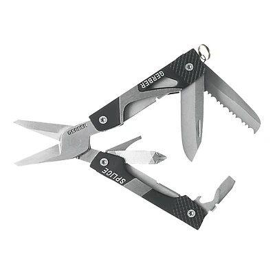 Splice Series 31-000013n Pocket Multi-tool With Scissors And 8 Components